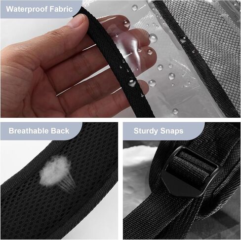 حقيبة ظهر شفافة من SYNPOS باللون الأزرق للبالغين، حقيبة ظهر شفافة شديدة التحمل ومعتمدة للأولاد والبنات في المدارس in Kuwait