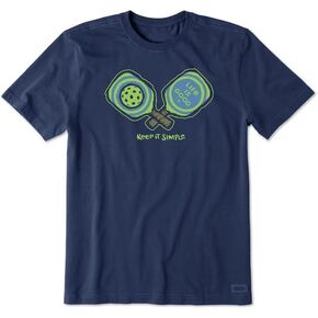 Men's Keep It Simple Pickleball Short Sleeve Crusher Tee in Saudi Arabia