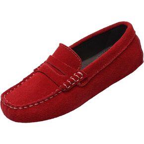 حذاء rismart Kids Penny Loafers للأولاد والبنات سهل الارتداء في المدرسة حذاء مسطح كاجوال للقارب