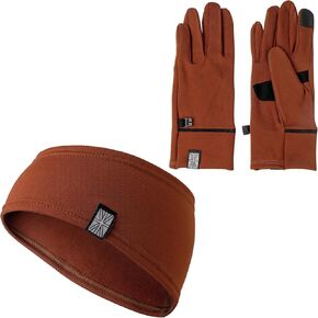 قفازات تدفئة الرأس مبطنة بالصوف من Britt's Knits ThermalTech (الصدأ) وقفازات مبطنة بالصوف من ThermalTech مقاس صغير/متوسط ​​(الصدأ) in Kuwait