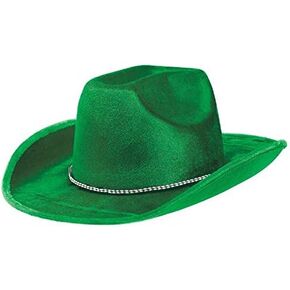 Orange Velour Cowboy Hat, Party Accessory in Saudi Arabia