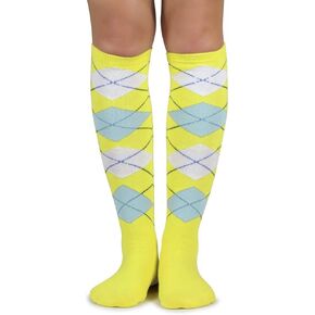 Spotlight Hosiery Elite Quality Women's Fashion Argyle Knee High Socks