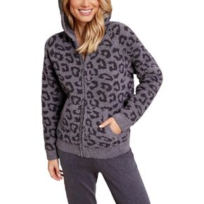 Barefoot Dreams CozyChic Barefoot In the Wild Zip Hoodie, Cute Zippered Fall Jackets