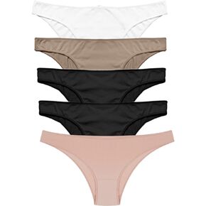HOPE - بيكيني من الألياف الدقيقة بدون عرض أساسي 5 قطع - ملابس داخلية للنساء - سراويل داخلية، بدون خياطة، ملابس داخلية للنساء in Kuwait