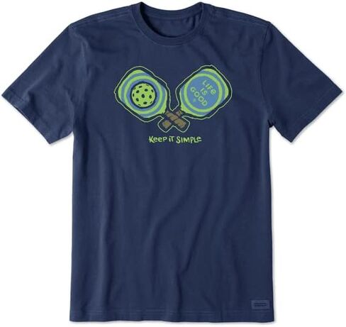 Men's Keep It Simple Pickleball Short Sleeve Crusher Tee in Saudi Arabia