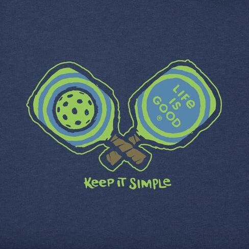 Men's Keep It Simple Pickleball Short Sleeve Crusher Tee in Saudi Arabia