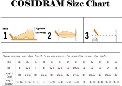 صنادل COSIDRAM للرجال صيفية عصرية فاخرة شباشب مسطحة للشاطئ in Kuwait