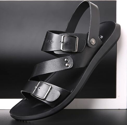 صنادل COSIDRAM للرجال صيفية عصرية فاخرة شباشب مسطحة للشاطئ in Kuwait