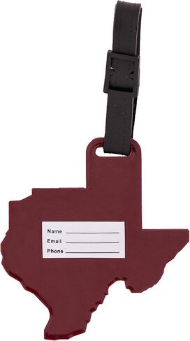 Texas A&M University Luggage Tag Aggies TAMU Tags Bag (PVC Luggage Tag - Design A) in Saudi Arabia