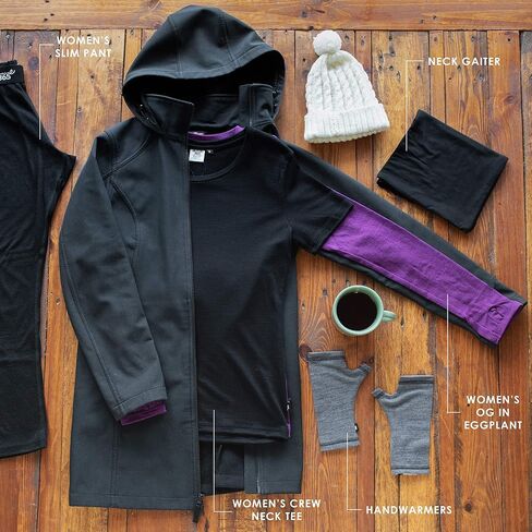 Merino 365، قفازات بدون أصابع، 190 جرام لكل متر مربع، 100% NZ Merino، مقاس واحد in Kuwait