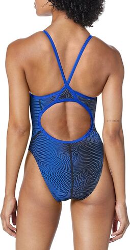 Speedo Women's Swimsuit One Piece PowerFlex Flyback Printed Adult Team Colors in Saudi Arabia