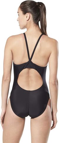 Speedo Women's Swimsuit One Piece PowerFlex Flyback Printed Adult Team Colors in Saudi Arabia