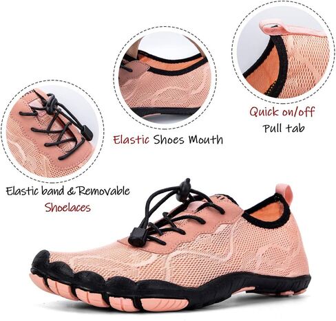 hiitave Womens Water Shoes Quick Dry Barefoot for Swim Diving Surf Aqua Sports Pool Beach Walking Yoga in Saudi Arabia