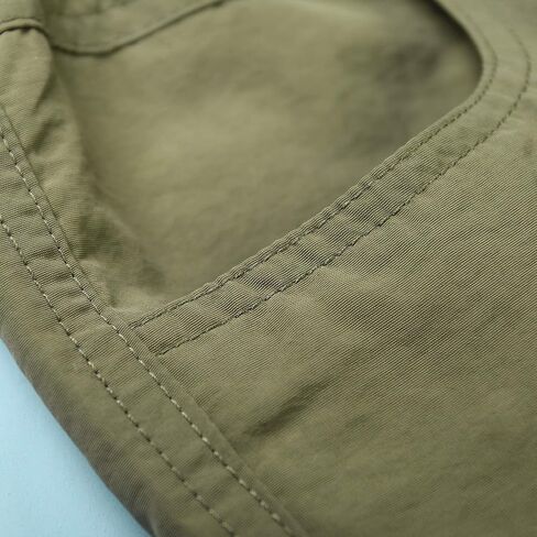 OCHENTA Boys Quick Dry Cargo Shorts Elastic Waist Athletic Shorts for Kids Outdoor Hiking Camping Fishing 1215 Army Green Tag 160 Size 10-11 in Saudi Arabia