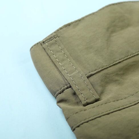 OCHENTA Boys Quick Dry Cargo Shorts Elastic Waist Athletic Shorts for Kids Outdoor Hiking Camping Fishing 1215 Army Green Tag 160 Size 10-11 in Saudi Arabia