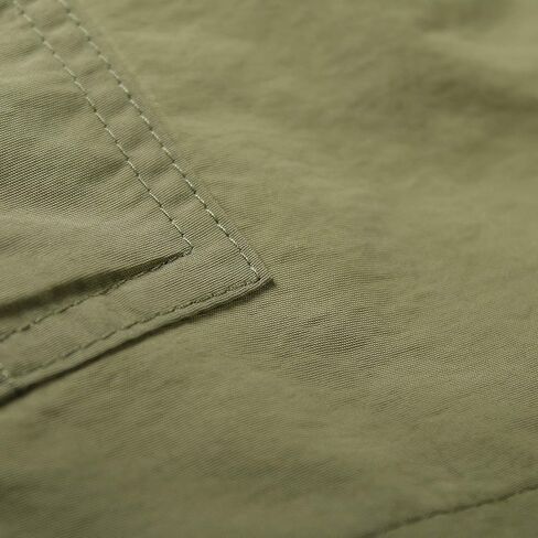 OCHENTA Boys Quick Dry Cargo Shorts Elastic Waist Athletic Shorts for Kids Outdoor Hiking Camping Fishing 1215 Army Green Tag 160 Size 10-11 in Saudi Arabia