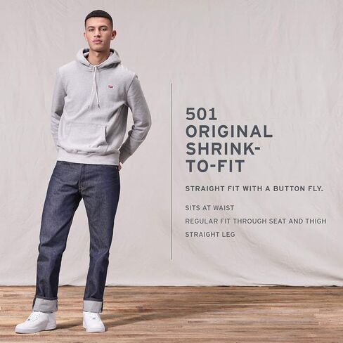 Levi's Men's 501 Original Shrink-to-Fit Jeans (Legacy) in Saudi Arabia
