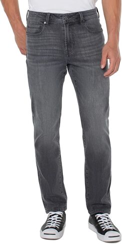 Liverpool Men's Kingston Modern Straight Vintage Denim in Saudi Arabia