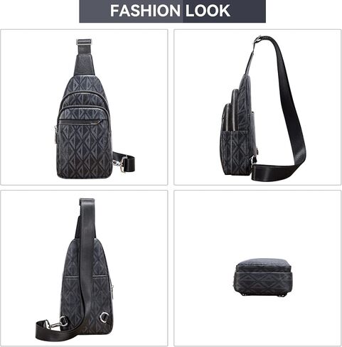 لورينتو حقيبة كتف بحزام طويل تمر بالجسم للرجال متعددة الاغراض للسفر والاستخدام اليومي للرجال in Kuwait