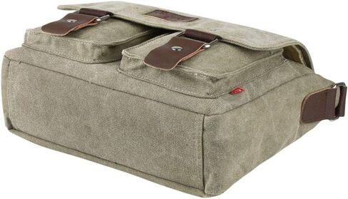 حقيبة ساعي البريد من القماش من Genda 2Archer للرجال والنساء، حقيبة كتف محمولة عبر الجسم، كلاسيكية in Kuwait