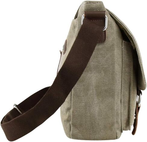 حقيبة ساعي البريد من القماش من Genda 2Archer للرجال والنساء، حقيبة كتف محمولة عبر الجسم، كلاسيكية in Kuwait