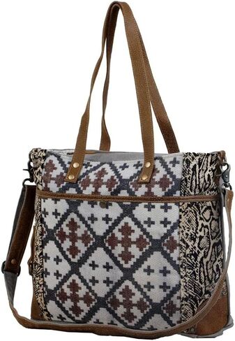 حقيبة ساعي من Myra Bag Best Pick من القطن والجلد S-2908 in Saudi Arabia