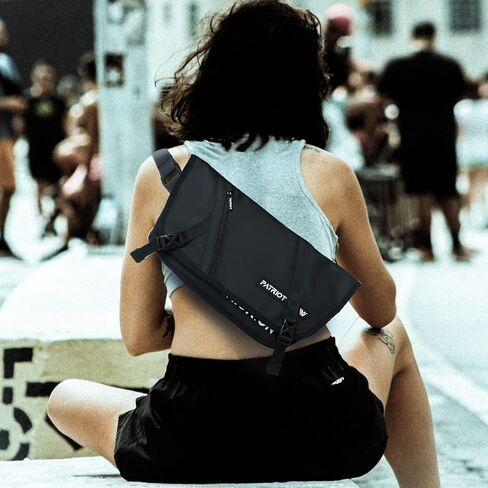 HIMZ WARRIOR Messenger Bag, Durable Water Resistant Satchel for 10 Inch Tablet, Crossbody Bag for Women, Men (Green) in Kuwait