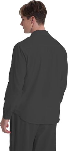 SOYOLIY الرجال الكتان مجموعات وتتسابق 2 قطعة قميص طويل الأكمام عادية اليوغا السراويل الصيف الشاطئ دعوى بيجامة عطلة الملابس in Kuwait