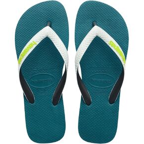 شبشب رجالي من Havaianas Top Mix - صنادل رجالية متعددة الألوان - أخضر فاتح، 11/12 عرض - 9/10 شهرًا in Saudi Arabia