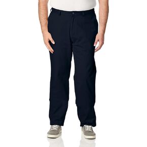 Nautica Men's Big and Tall Twill Flat-Front Pant in Saudi Arabia