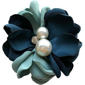 الوردي زهرة الأقحوان اللؤلؤ دبابيس بروش السلامة للنساء، روز الزهور دبوس الشعر أغطية الرأس، بروش دبابيس شال كليب للنساء الفتيات طوق بروش مقاطع الشعر in Kuwait