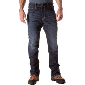 5.11 Tactical Defender-Flex Straight Jeans, Mechanical Stretch Fabric, Classic Pockets, Style 74477 Long Classic Pants in Saudi Arabia