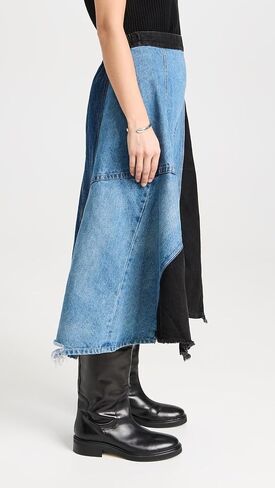 تنورة Elena Denim الفضفاضة للسيدات من Sea in Saudi Arabia