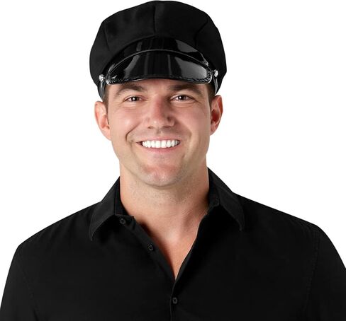 Forum Novelties mens Adult Chauffeur Hat Costume Accessory Party Supplies, Black, One Size US in Saudi Arabia