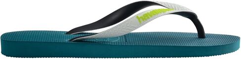 Havaianas Men Top Mix Flip Flops - Men's Multicolored Sandals - Vibe Green, 11/12W - 9/10M in Saudi Arabia