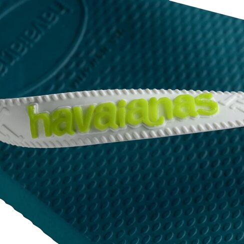 Havaianas Men Top Mix Flip Flops - Men's Multicolored Sandals - Vibe Green, 11/12W - 9/10M in Saudi Arabia