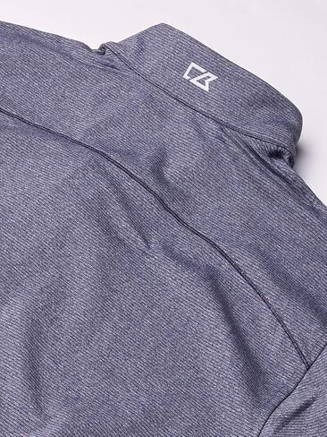 Cutter & Buck Men's Soft, Performance, Subtle Stripe Shoreline Half-Zip Pullover in Saudi Arabia