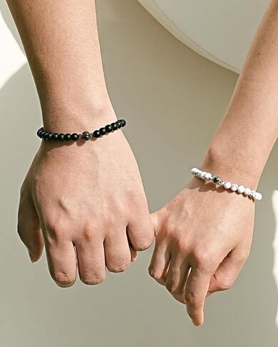 UNIGIFTIME I Love You 100 لغة مطابقة الأساور الأزواج أساور هدايا لحبي صديقها صديقة الزوج خطيبها عيد ميلاد عيد الميلاد الذكرى السنوية لعيد الحب هدايا للنساء والرجال in Kuwait