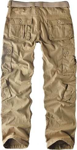 بنطال عمل قتالي مموه من القطن للرجال من Leward مصنوع من القطن كاجوال للجيش مع 8 جيوب in Kuwait