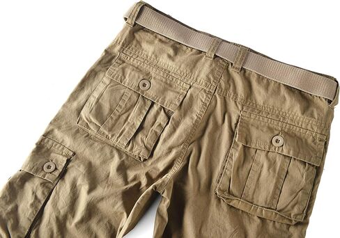 بنطال عمل قتالي مموه من القطن للرجال من Leward مصنوع من القطن كاجوال للجيش مع 8 جيوب in Kuwait