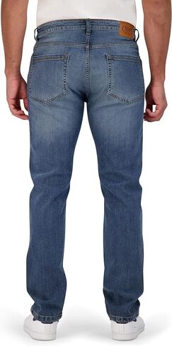 Chaps Men's Jeans - Classic Fit Straight Leg Jeans - Comfort Stretch Denim Jeans for Men in Saudi Arabia