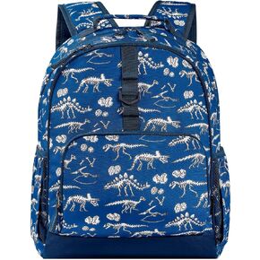 Choco Mocha Dinosaur Backpack for Boys Pre-K Backpack for Boys Preschool Backpack for Kids Kindergarten Backpacks for Boys 15 inch Backpack for Boys Dino Bookbag 3-5 4-6 with Chest Strap Black
