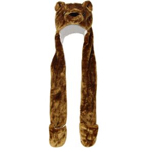 Plush Novelty Animal Hat: One Size Fits All Adults & Children/Soft, Warm Beanie Hat in Kuwait