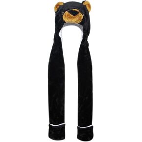 Plush Novelty Animal Hat: One Size Fits All Adults & Children/Soft, Warm Beanie Hat