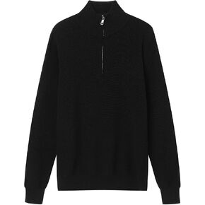 Mud Kingdom Men's Quarter-Zip Sweater Long Sleeve Knitted Soft Touch in Saudi Arabia