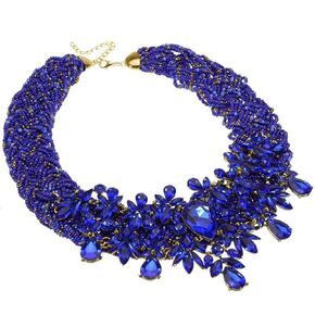 Jerollin Simulated Pearl Body Statement Necklace for Women, Fashion Collar Bib Necklaces Fashion Costume Jewelry Necklace… in Saudi Arabia