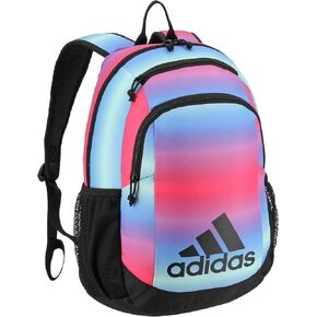 adidas Young Creator backpack, Flow Blur/Onix Grey/Signal Orange, One Size in Saudi Arabia