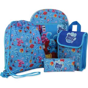 Nickelodeon Blue's Clues & You Boys Girls 16" Backpack 5 piece School Set (One Size, Blue) in Saudi Arabia