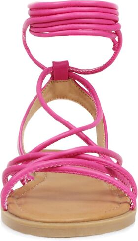 Women's Lace Up Strappy Gladiator Flat Sandals Tie Up Dressy Summer in Kuwait