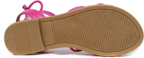 Women's Lace Up Strappy Gladiator Flat Sandals Tie Up Dressy Summer in Kuwait